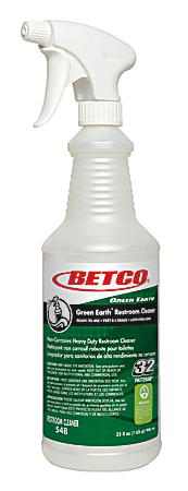 Betco® Empty Bottle For Green Earth® Restroom Cleaner, 32 Oz, Pack Of 12