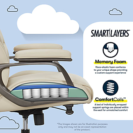 Serta SmartLayers Mosby Ergonomic Vegan Leather High Back
