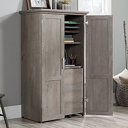 Craft storage armoire, $250. that stores an amazing amount of