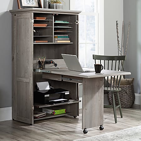 Sauder computer sales desk armoire