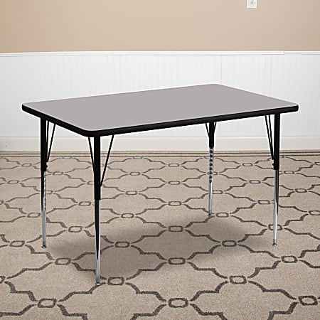 Flash furniture rectangular activity table top