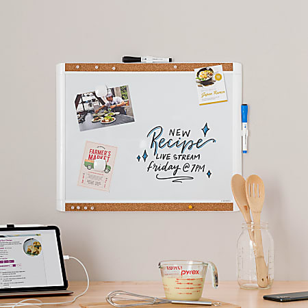 U Brands PINIT Magnetic Dry Erase Value Pack 16 x20 20 1.7 ftx 16 1.3 ...
