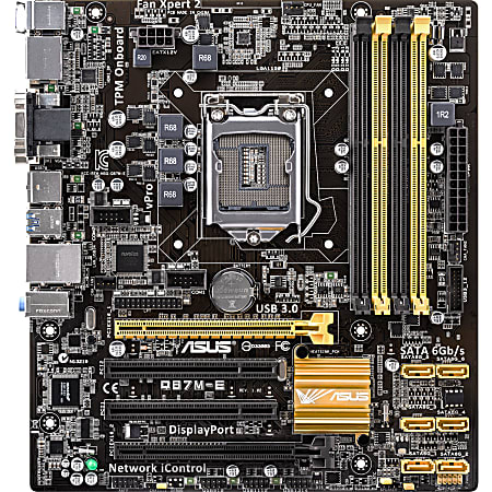 Asus Q87M-E Desktop Motherboard - Intel Chipset - Socket H3 LGA-1150 - Retail Pack