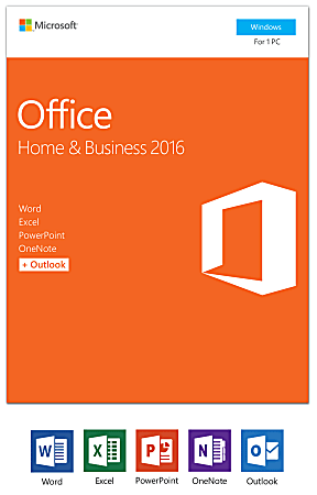 Office Home & Business 2016, 1 PC, Product Key