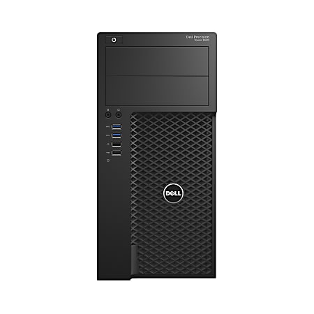 Dell™ Precision Tower 3620 Desktop PC, Intel® Core™ i3, 4GB Memory, 500GB Hard Drive, Windows® 7 Professional