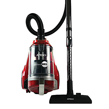 Atrix AHC-RR Revo Red Bagless HEPA Canister Vacuum