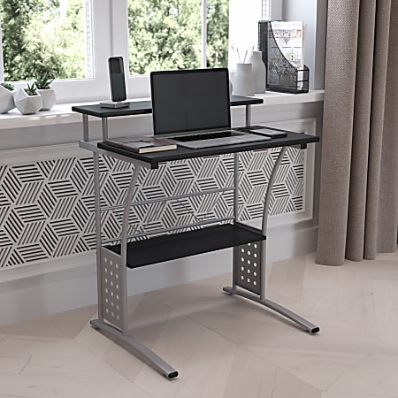 Flash Furniture Clifton Computer Desk, Black