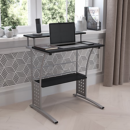 Flash Furniture Clifton 28 W Computer Desk Black Office Depot
