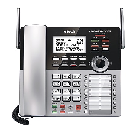 VTech® DECT 6.0 Expansion Deskset For VTech Small Business Main Console ...