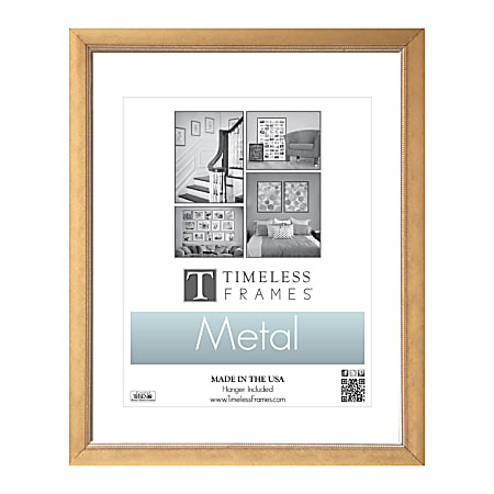 Timeless Frames Metal Frame, 16" x 20", Gold