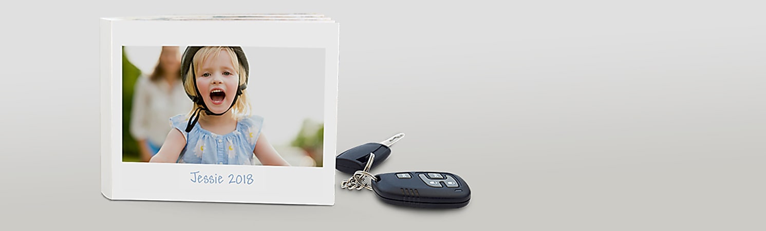 Premium Seamless Lay-Flat Softcover Mini Photo Book, 5" x 4"