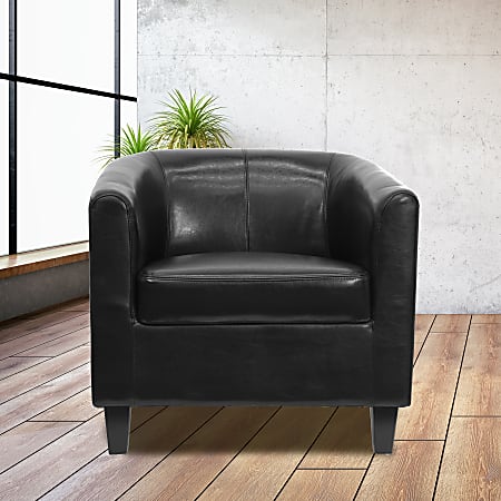 Flash Furniture Guest/Reception Chair, Black