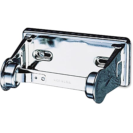 San Jamar Single-roll Toilet Tissue Dispenser - Roll Dispenser - 1x Roll - 2.8" x 6"x 4.5" Depth - Chrome - Lockable, Anti-theft - 20 / Carton