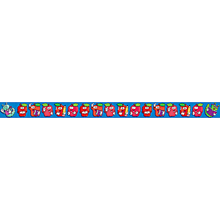 Scholastic Bulletin Board Border, Apple Time, 3" x 36'