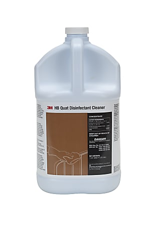 3M HB Quat Disinfectant Cleaner Concentrate, 128 Oz