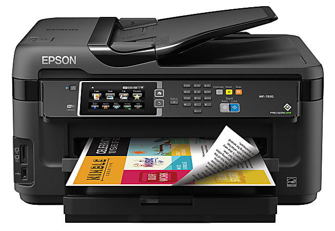 Epson® WorkForce® WF-7610 Wireless Color All-In-One Printer