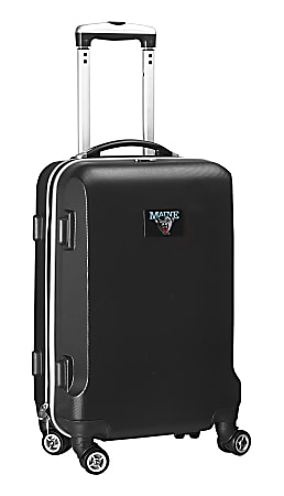 Denco Sports Luggage Rolling Carry-On Hard Case, 20" x 9" x 13 1/2", Black, Maine Blackbears