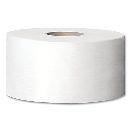 Tork Advanced Mini-Jumbo Roll 2-Ply Bath Tissue, 2-5/16” x 3-1/2”, White, 320 Sheets Per Roll, Carton Of 12 Rolls