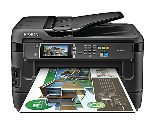 Loading oversized paper into your Epson wf7720 