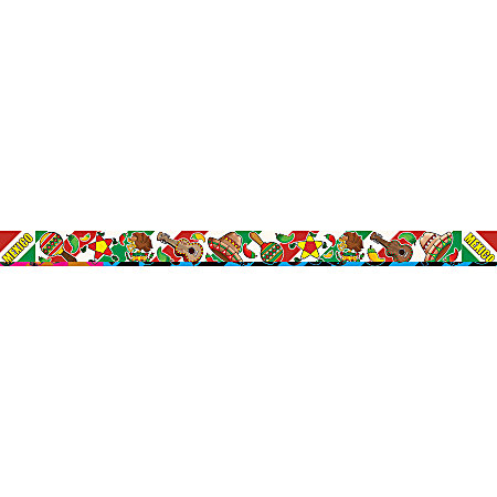 Scholastic Bulletin Board Border, Mexico, 3" x 36'