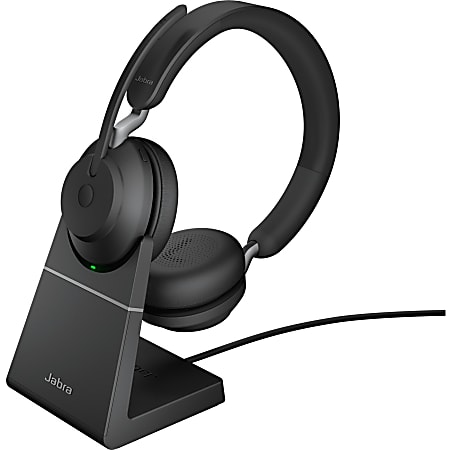Jabra Evolve2 85 Headset Stereo Wireless Bluetooth Over the head Binaural  Supra aural Black - Office Depot