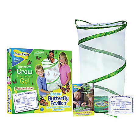 Insect Lore Butterfly Pavilion®, 11 1/2", Clear/Green