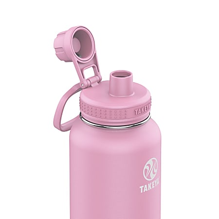 Takeya Actives Spout Reusable Water Bottle 32 Oz Blush - Office Depot
