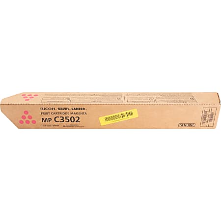 Ricoh Original Toner Cartridge - Laser - 18000 Pages - Magenta - 1 Each Ricoh Original Toner Cartridge - Laser - 18000 Pages - Magenta - 1 Each