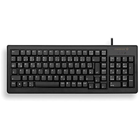 CHERRY ML 5200 XS Complete Compact Keyboard - Wired - USB & PS/2 - English QWERTY (US) - Compatible with PC, Mac, Unix - Black