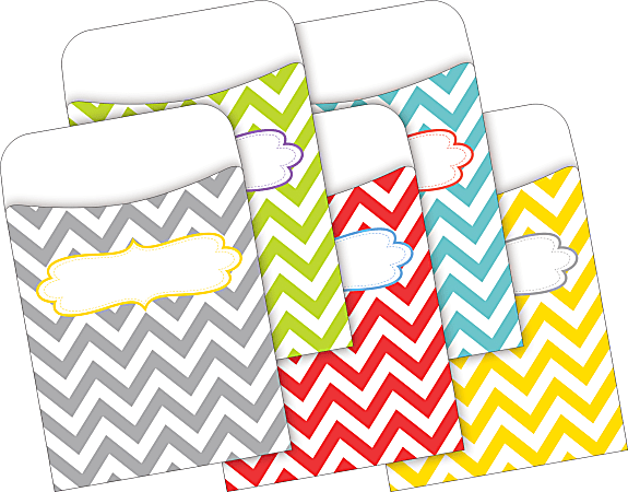 Barker Creek Peel Stick Library Pockets 3 12 x 5 18 Modern Garden Set ...