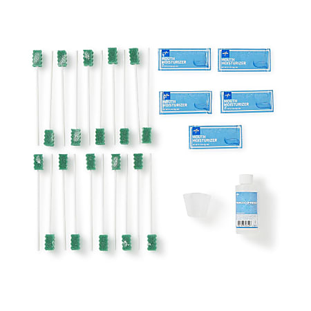 Medline Extended Oral Care Kits With Biotene®, Pack Of 50