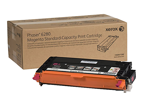 Xerox® 6280 Magenta Toner Cartridge, 106R01389