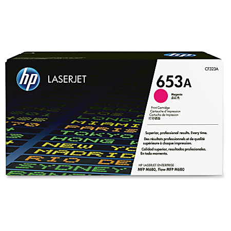 HP 653A Magenta Toner Cartridge, CF323A