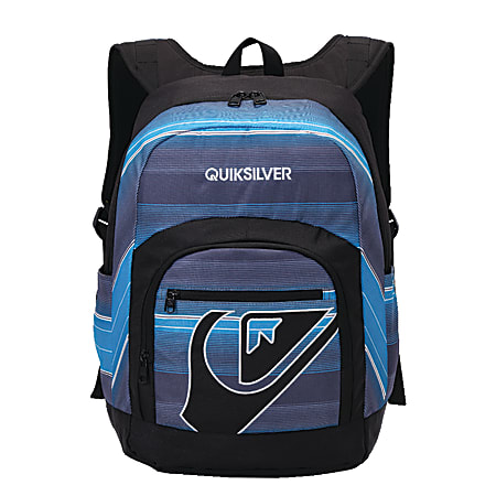 Quiksilver Schoolie Backpack For 17" Laptops, Vertigo Blue Stripe