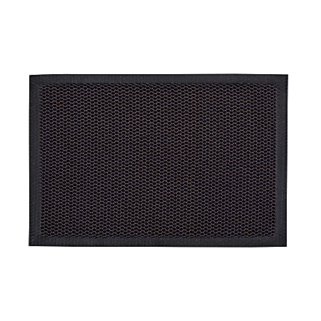 Floortex® Doortex® Meshmat Entrance Mat, 31" x 47", Metallic Blue / Orange