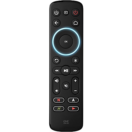 One For All URC7935 Streamer Remote, Black