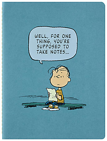 Moleskine Cahier Journal, 7-1/2" x 9-3/4", Ruled, 120 Pages, Peanuts Limited Edition