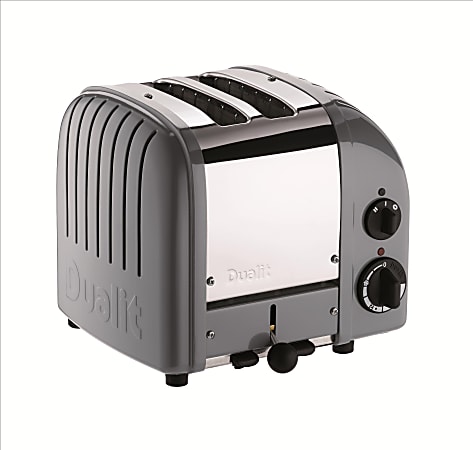 Dualit® NewGen Extra-Wide Slot Toaster, 2-Slice, Cobble Gray