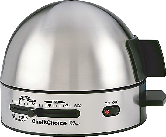 Edgecraft Chef's Choice Gourmet Egg Cooker, Silver