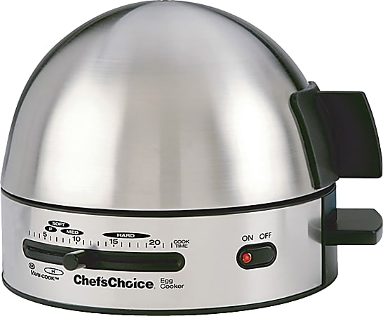 Edgecraft Chef&#x27;s Choice Gourmet Egg Cooker, Silver