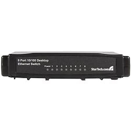 StarTech.com 8 Port 10/100 Mbps Fast Ethernet Switch