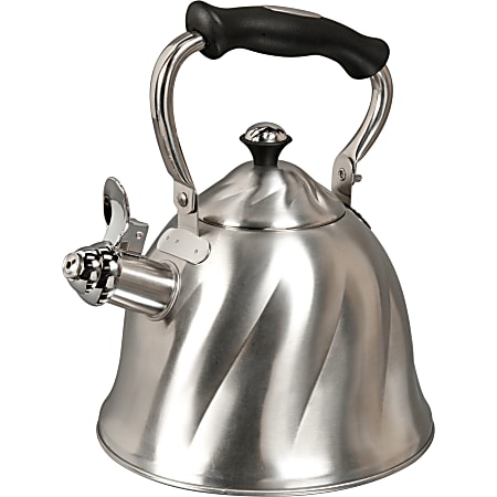 Mr. Coffee Alderton 2.3Qt Tea Kettle with Lid - Cooking - Stainless Steel - Matte, Polished - 1
