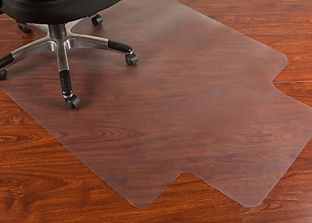 Mammoth Office Products Chair Mat For Hard Floors, 45" x 53", Clear