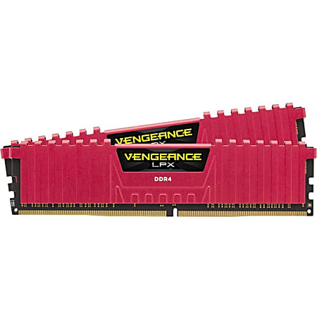 Corsair Vengeance LPX 32GB (2 x 16GB) DDR4 SDRAM Memory Kit - 32 GB (2 x 16GB) - DDR4-2666/PC4-21300 DDR4 SDRAM - 2666 MHz - CL16 - 1.20 V - Unbuffered - 288-pin - DIMM