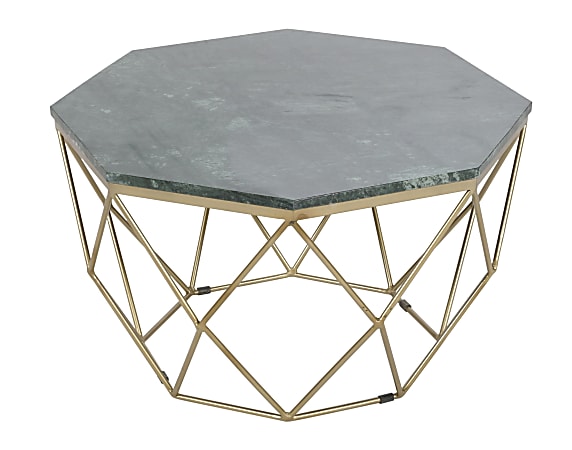 Coast to Coast Octagonal Coffee Table 18 H x 32 W x 32 D Willow
