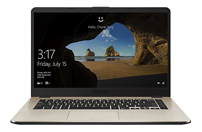 Asus VivoBook 15 Laptop, 15.6" Screen, AMD R3, 6GB Memory, 1TB Hybrid Hard Drive, Windows® 10