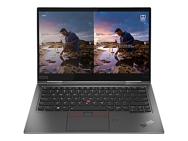 Lenovo ThinkPad X1 Yoga Gen 5 20UB - Flip design - Core i7 10510U / 1.8 GHz - Win 10 Pro 64-bit - UHD Graphics - 8 GB RAM - 512 GB SSD TCG Opal Encryption 2, NVMe - 14" IPS touchscreen 1920 x 1080 (Full HD) - Wi-Fi 6 - iron gray - kbd: US