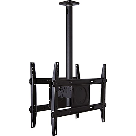 OmniMount DCM250 Ceiling Mount for Flat Panel Display, Digital Signage Display - Black - 32" to 65" Screen Support - 250 lb Load Capacity