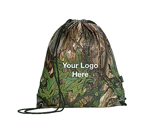 Drawstring Sport Pack, Forest Camouflage