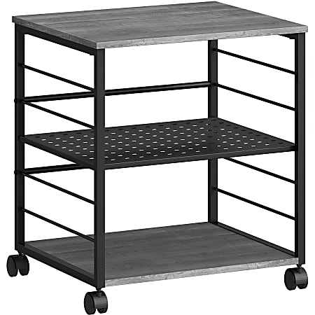 Lorell Deskside Mobile Machine Stand - 200 lb Load Capacity - 26.5